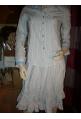 chemise MetFG blanche/bleu ciel