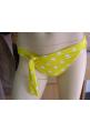 maillot de bains ETAM jaune/pois blanc