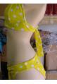 maillot de bains ETAM jaune/pois blanc