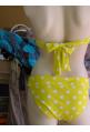 maillot de bains ETAM jaune/pois blanc