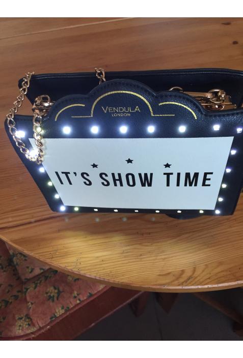 VENDULA LONDON 2019 : sac à main clutch modèle VENDULA SHOW TIME LIGHT UP